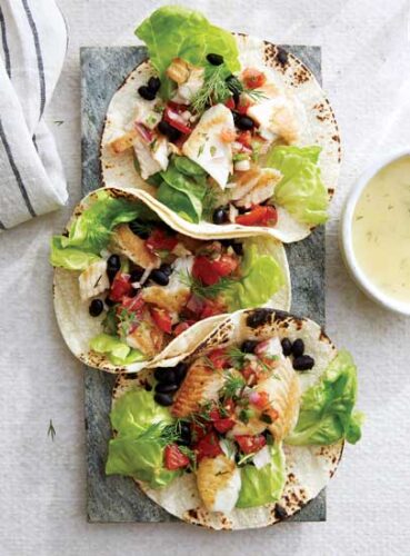 Lemon Dill Tilapia Taco Recipe